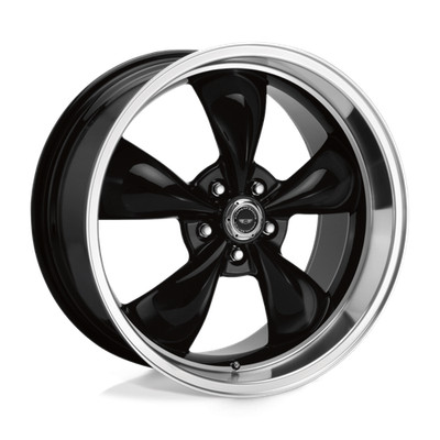 17 Black Wheels Rims Chevy Camaro Firebird 17x9 +45 5x4.75 American Torq Thrust