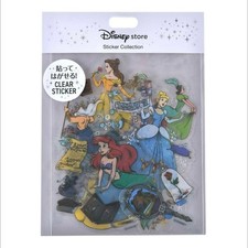 Disney Store Sticker Princess Cinderella Ariel Belle