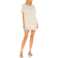 Show Me Your Mumu Relaxed Rainbow Tie Dye Dylan Tshirt Dress Size M