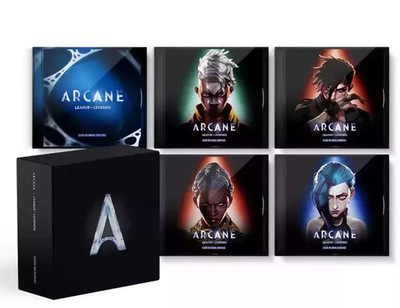 Arcane Season 2 Soundtrack CD EXCLUSIVE JINX, VI, EKKO, AMBESSA ART Box Set   