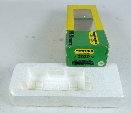 leere Spur N OVP Minitrix 51 2930 00 LEERKARTON E-Lok BR E 10 338 Leerverpackung | Zustand: Gebraucht