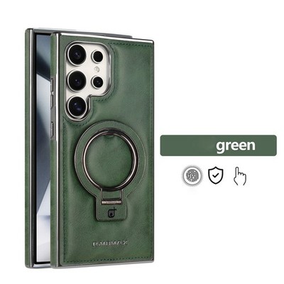 Magnet Leder Halterung Hybrid Hülle für Samsung Galaxy S26 Ultra S25 S24 Case