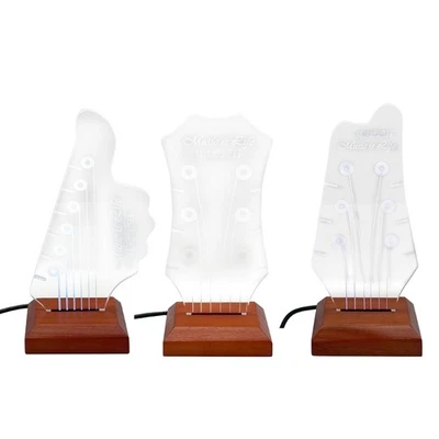 Guitar Pick Rack Light Up Guitar Pick Holder Acrylic Electric Guitar Pick Stand - Image 1 of 4