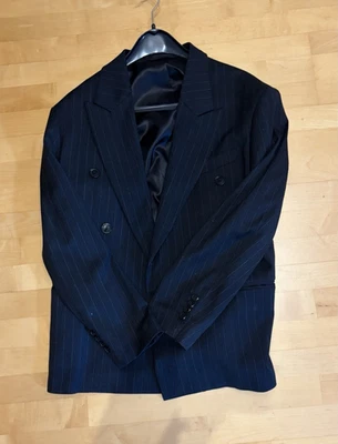 Doppelreihiger Relaxed-Fit Blazer mit Nadelstreifen Zara - S - Bild 1 von 4