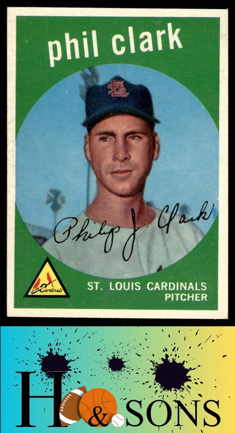 1959 Topps #454 Phil Clark