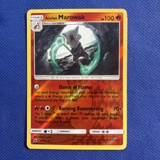 Alolan Marowak 12/111 - Crimson Invasion Pokemon Reverse Holo Card - NM