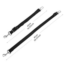 2Pcs Pet Dog Seat Belt Leash Adjustable Pet Dog Cat Safety Leads Harness