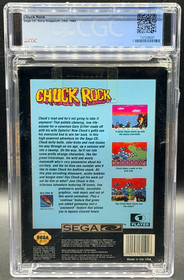 Chuck Rock Sega CD System Factory Sealed New CGC 9.6 A++ Graded Sony Imagesoft
