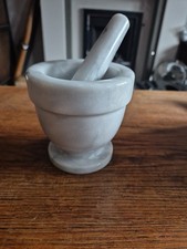 Marble Mortar And Pestle 10cm By Horwood Homewares. Boxed.