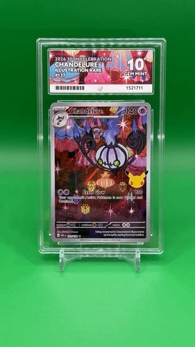 Chandelure 137/128 ACE graded card