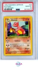 GLUTEXO POKEMON BASE SET 1ST EDITION 24/102 1999 GERMAN PSA 10