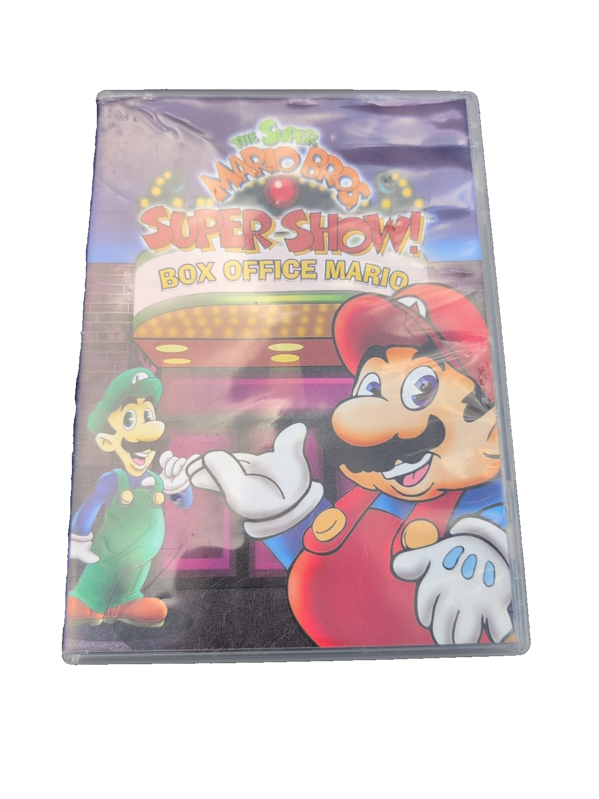 The Super Mario Bros. Super Show! Box Office Mario DVD, 2009  Rare  uk listing