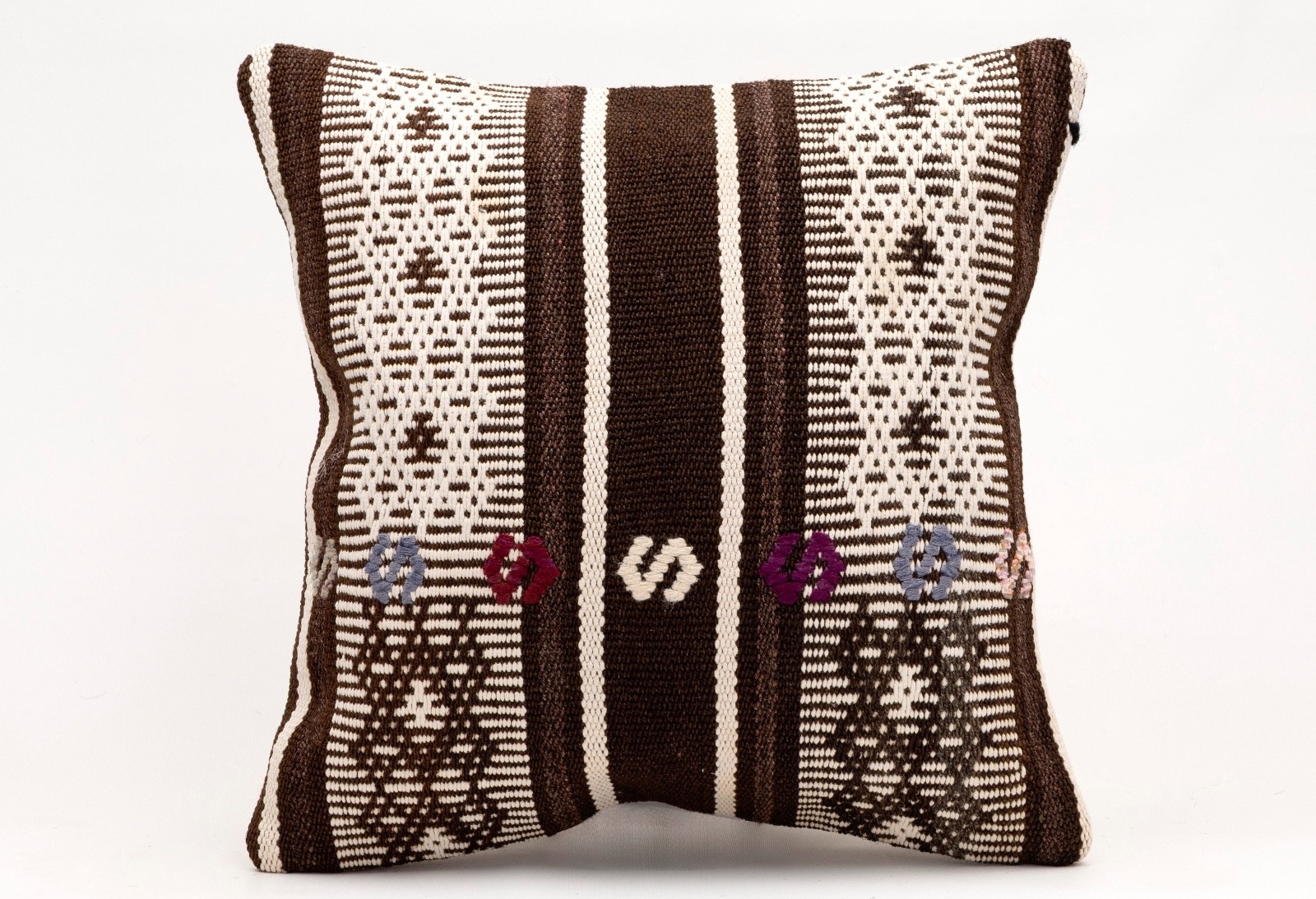 Decorative Pillow Cover, 16x16 in, Ethnic Pillow, Throw Pillow, Sofa Cushion