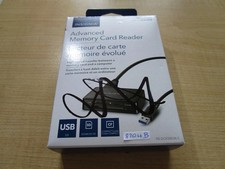 Insignia NS-DCR30D3K Black Portable USB 3.0 Advanced Memory Card Reader