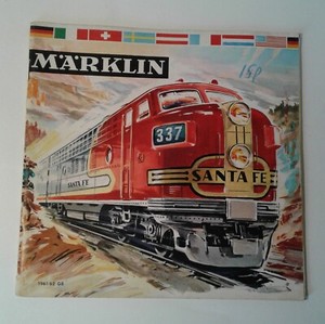 Märklin HO 1961/62 GB MODEL RAILROAD CATALOG, FAIR CONDITION