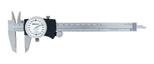 Mitutoyo 505-740J Dial Caliper, 0-6" Range, .001" Graduation