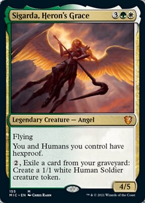Sigarda, Heron's Grace ~ Commander: Midnight Hunt [ NearMint ]