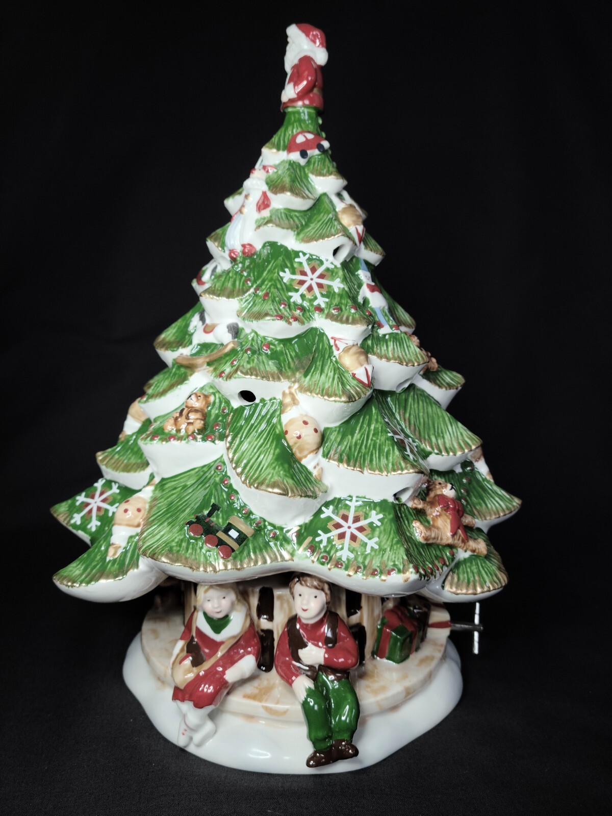 Villeroy & Boch Large Christmas Tree Musical Tea Light Holder eBay