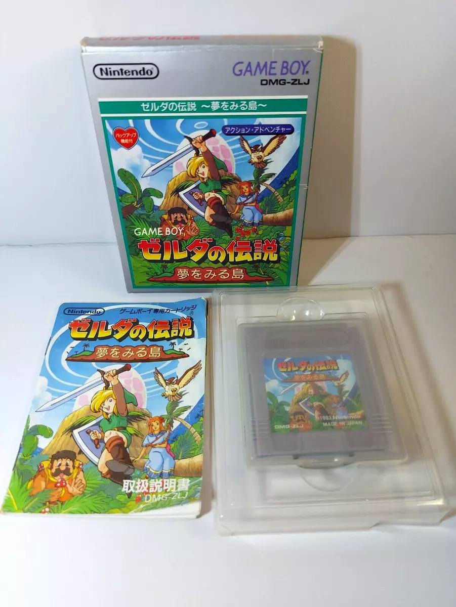 Nintendo Gameboy GB Legend of Zelda box Links Awakening From Japan