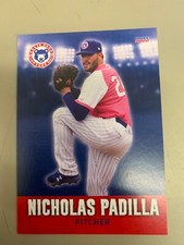 Nicholas Padilla Card 2022 South Bend Cubs Team Card