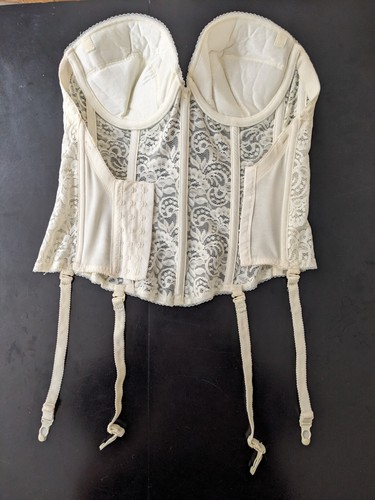 Brautcorsage Korsage 70 D Corsage tiefer Rücken Va Bien ivory NEU 17 - Bild 4 von 5