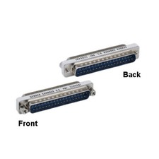 DB37 Male/Male Mini Adapter 37Pin Low Profile Gender Changer Ext Tape Backup