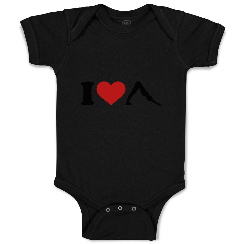 Baby Bodysuit Baby Bodysuit I Love Yoga Cotton Olympics Boy & Girl Baby Clothes