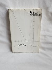 TI-83 Plus Edition Owner Manual User Guide Only  TEXAS INSTRMENTS