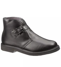 Bates Youth Boys Buckle Chukka Black Leather Dress Boots Size 3 E - E00083