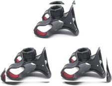 3 Pack Gooseneck Clamp Replacement Phone Holder Clip Universal 17mm Black