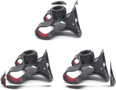 3 Pack Gooseneck Clamp Replacement Phone Holder Clip Universal 17mm Black 