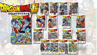 Dragon Ball Super Vol. 1-18 Set English Manga - With Action Figure - Brand  New