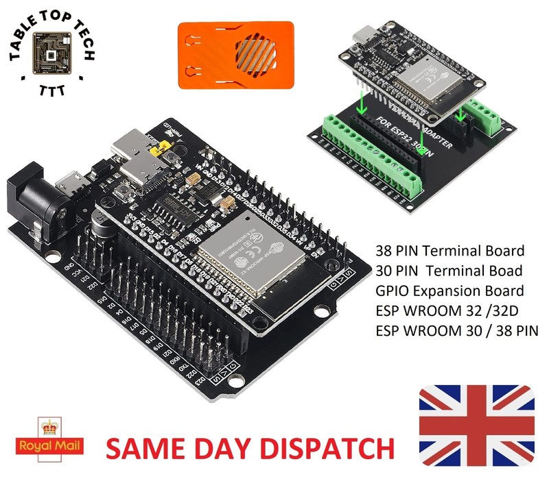 ESP32 WROOM-32  Development Board Dual Core WiFi BT USB Type C Micro NodeMcu