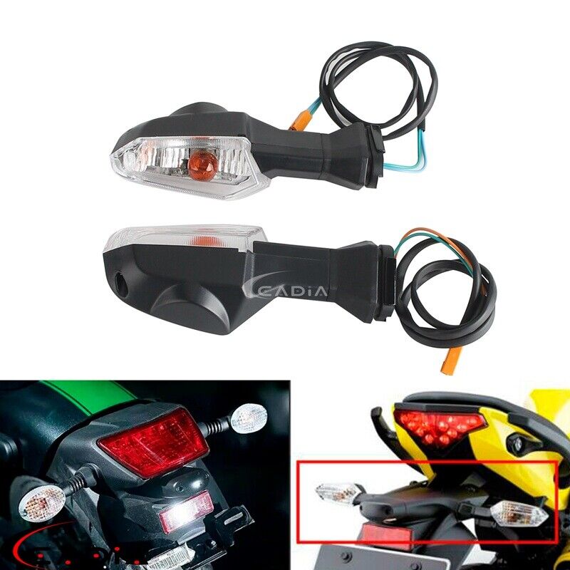 Turn Signals Indicators For Kawasaki ZX-6R Z1000 Z800 Ninja
