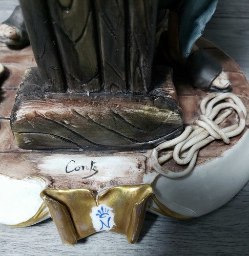 Vintage Capodimonte Conte "THE HELMSMAN" Large Heavy Italian Porcelain Figurine - Picture 3 of 23