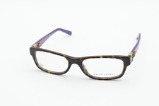 RALPH LAUREN RL6106Q 5003 Dark Havana/Purple 51-17-140 Eyeglass Frames PT77