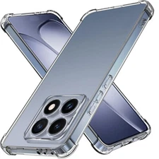 Transparent Clear Phone Case For Xiaomi 14 14T Pro Ultra Shockproof Back Cover
