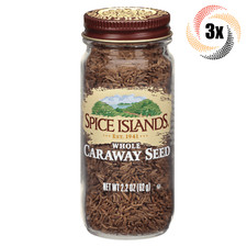 3x Jars Spice Islands Whole Caraway Seed Seasoning  2.2oz  Fast Shipping