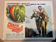 Cartes lobby Crack in The World originales 1964 11x14
