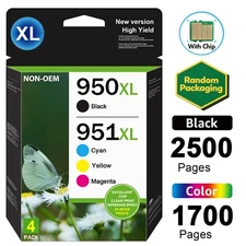 4PK 950XL 951XL Ink Cartridge For HP OfficeJetPro 8610 8620 8100 8630
