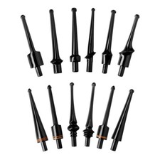 Smoking Pipe Stem Taper Mouthpiece Replacement For Tobacco Pipe 3-7.2mm Tenon