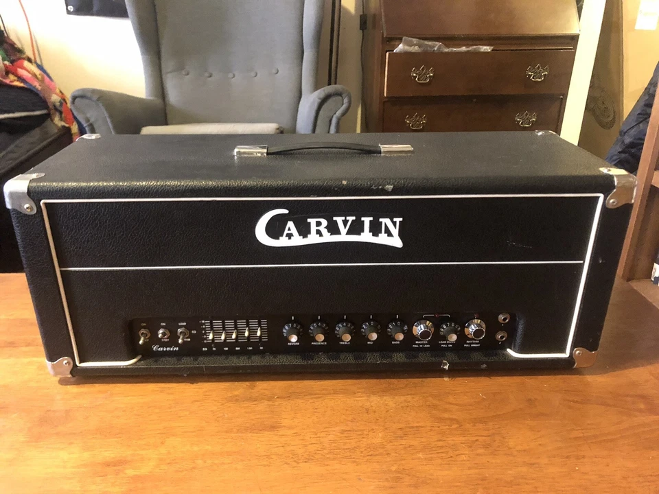 Carvin X-100B Tube Guitar Head Amplifier - Image 2 of 4