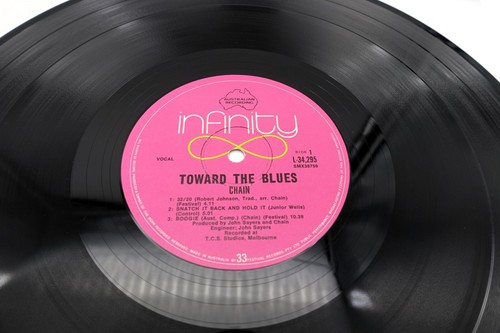 Chain Toward The Blues 1971 Aussie Reverse Image Vinyl LP Record VG++ - Picture 2 of 6