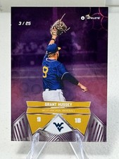 GRANT HUSSEY 2025 Onit West Virginia Baseball PURPLE Holo Parallel P-2  /25