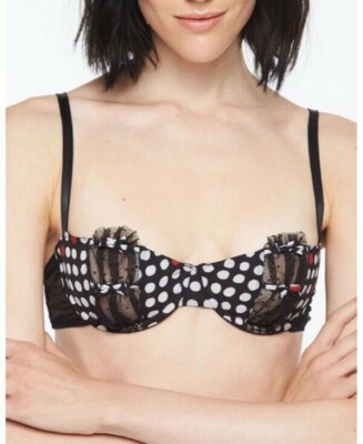CHANTAL THOMASS Bra 32C ( 70C ) FRIVOLE  T05A20 IMPRIME POIS
