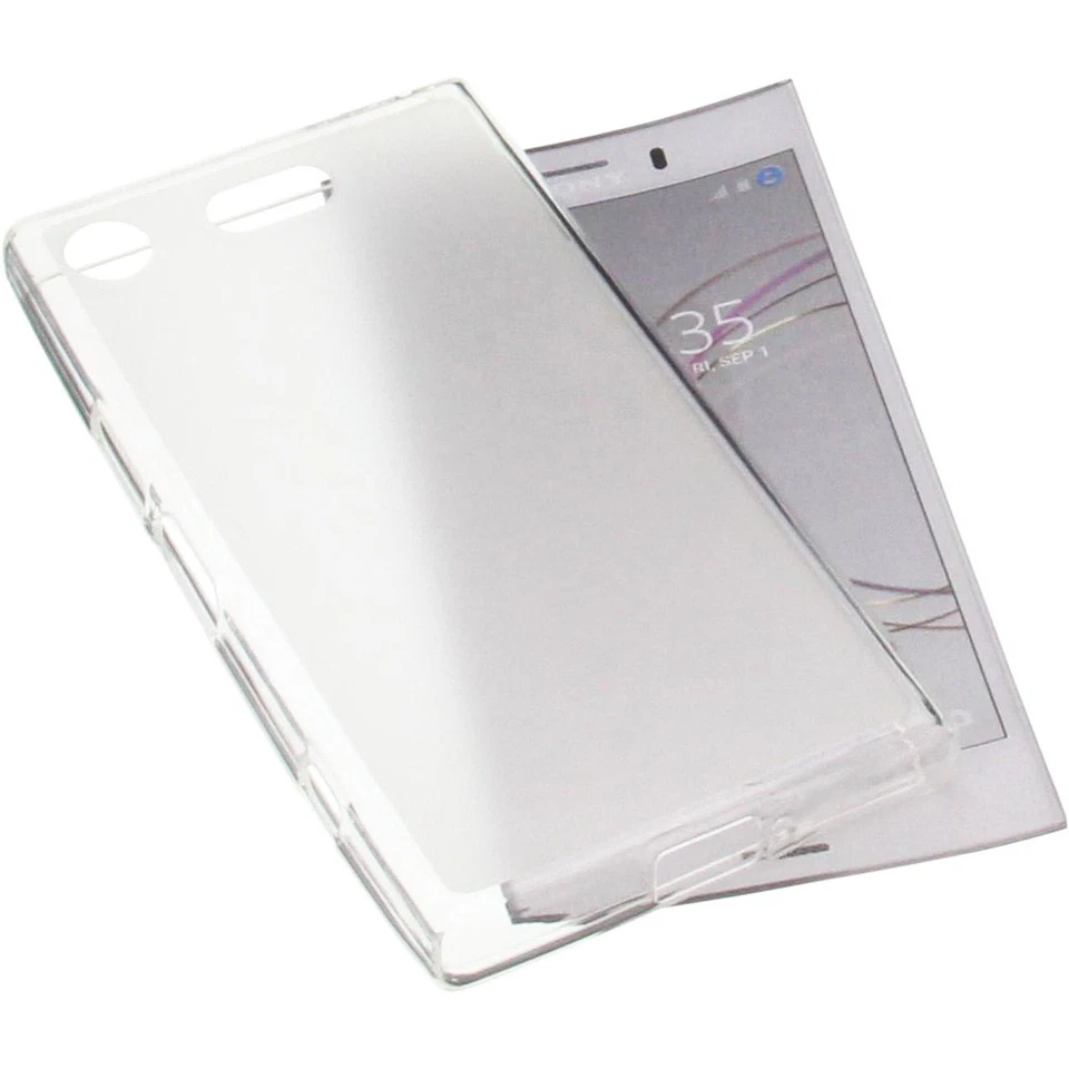 Custodia per Sony Xperia XZ1 Compact Protettiva TPU Gomma Trasparente - Immagine 2 di 4