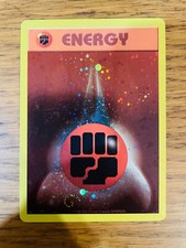 Fighting Energy Pokemon League WOTC Reverse Holo Promo Card! FAST & FREE P&P!
