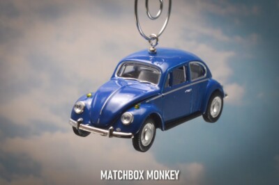 1967 Super Deluxe Volkswagen Beetle Custom Christmas Ornament VW Bug Herbie 1/64