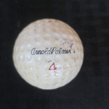 Vintage Golf Ball Wilson 4 Arnold Palmer Steel Center 1962