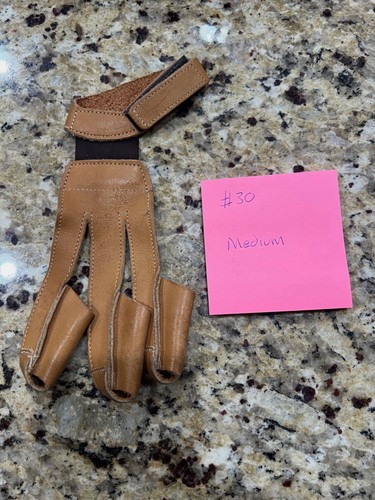 Archery Vintage Shooting Glove Leather Large #30